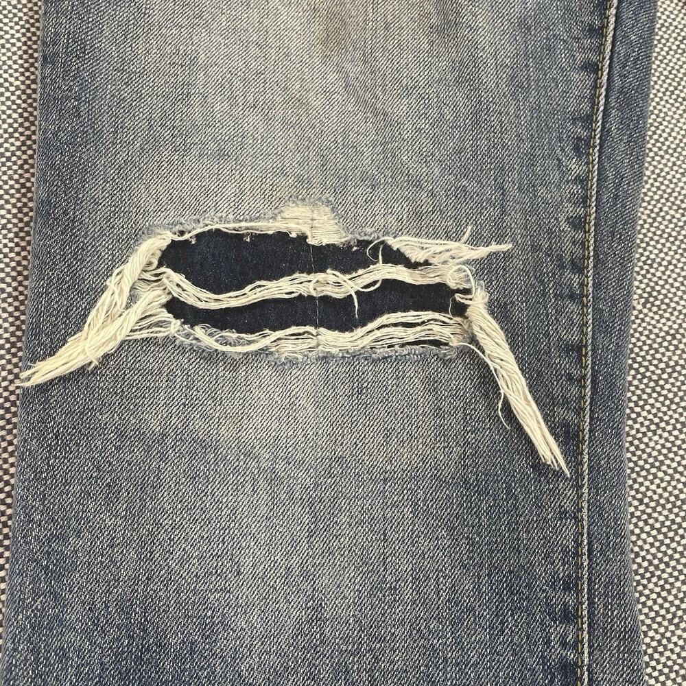 Aeropostale Distressed Slim Straight Jeans Men's Fits 34x32 (33x32 Tag) - Picture 12 of 16